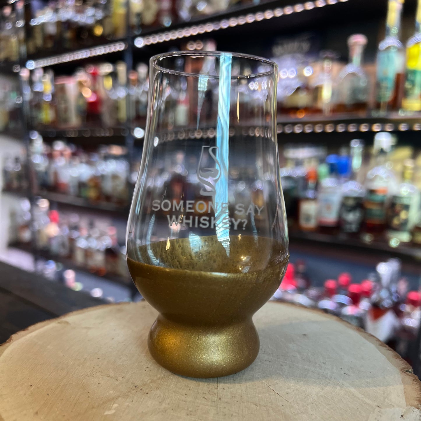 Someone Say Whiskey™ Etched 6oz Tasting Glass