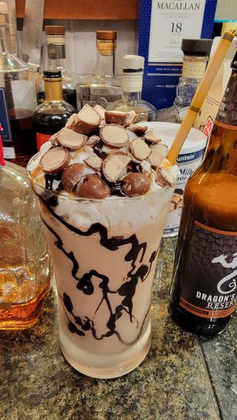 Bourbon Stout Malted Milkshake