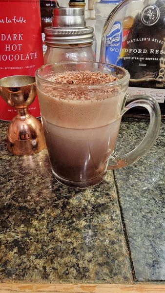 Infused Boozy Hot Chocolate