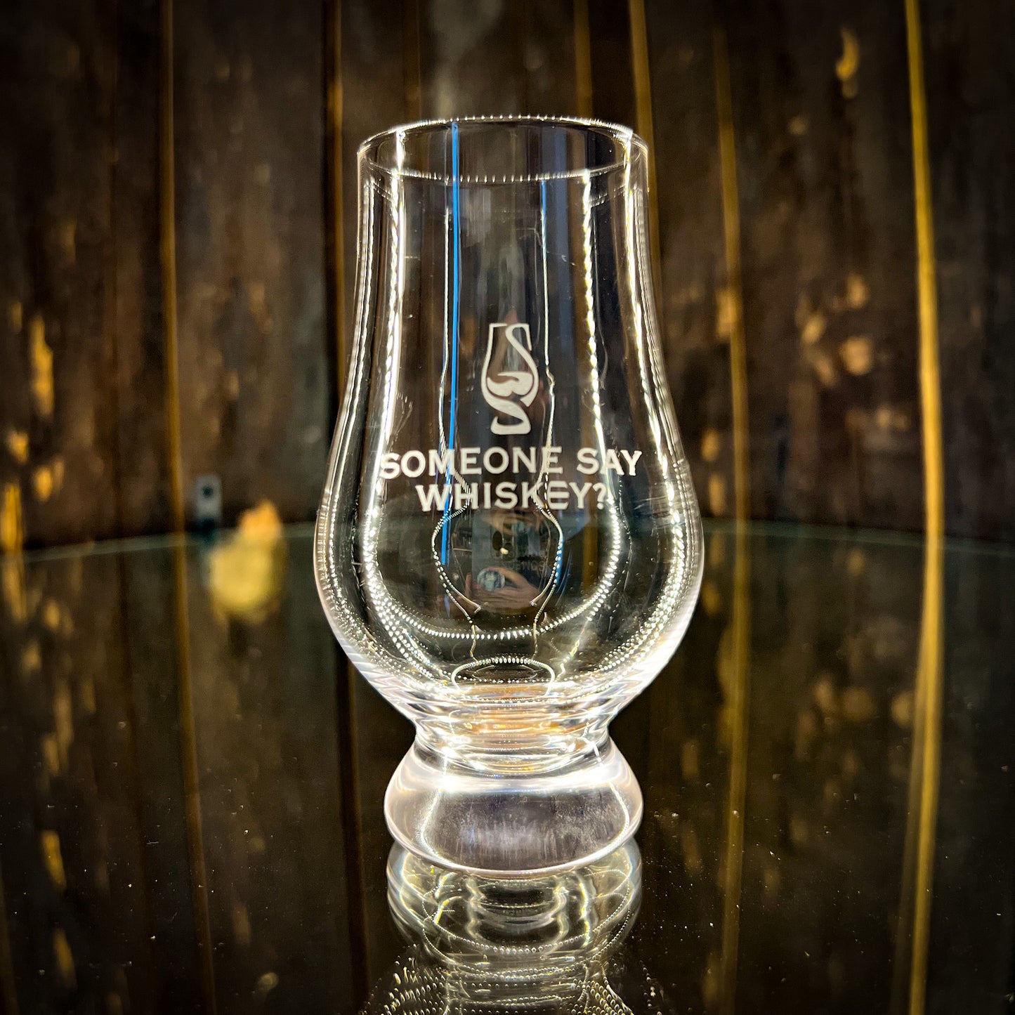 Someone Say Whiskey™ Etched 6oz Tasting Glass